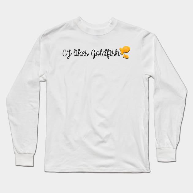 West Wing CJ likes Goldfish Long Sleeve T-Shirt by baranskini